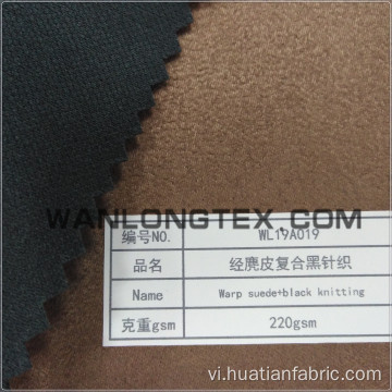 Suede Warp liên kết với đan đen